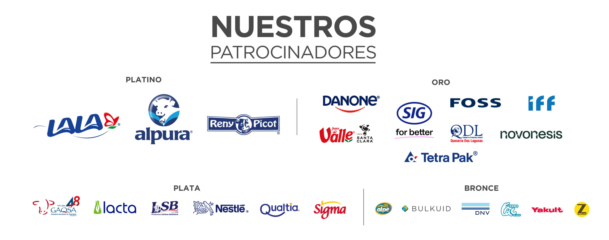 Nuestros patrocinadores